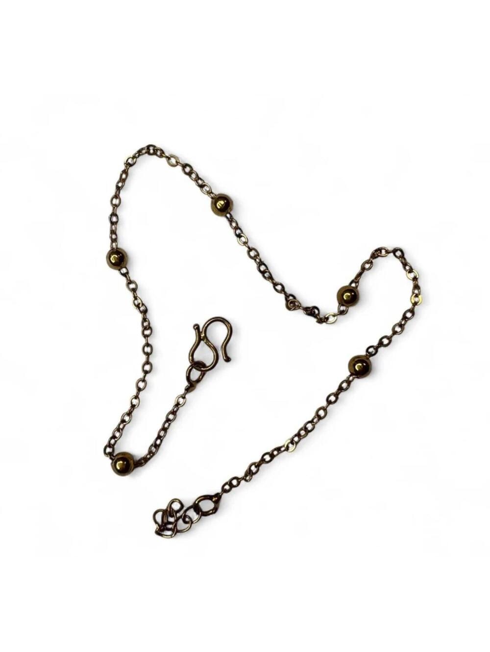 A vintage dainty minimalist gold bracelet